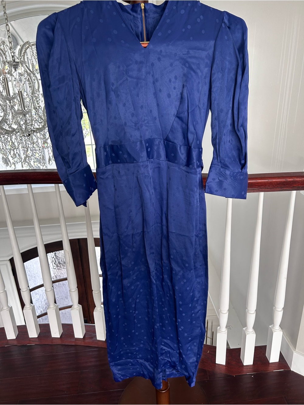 Classic Navy Blue Women's Dress